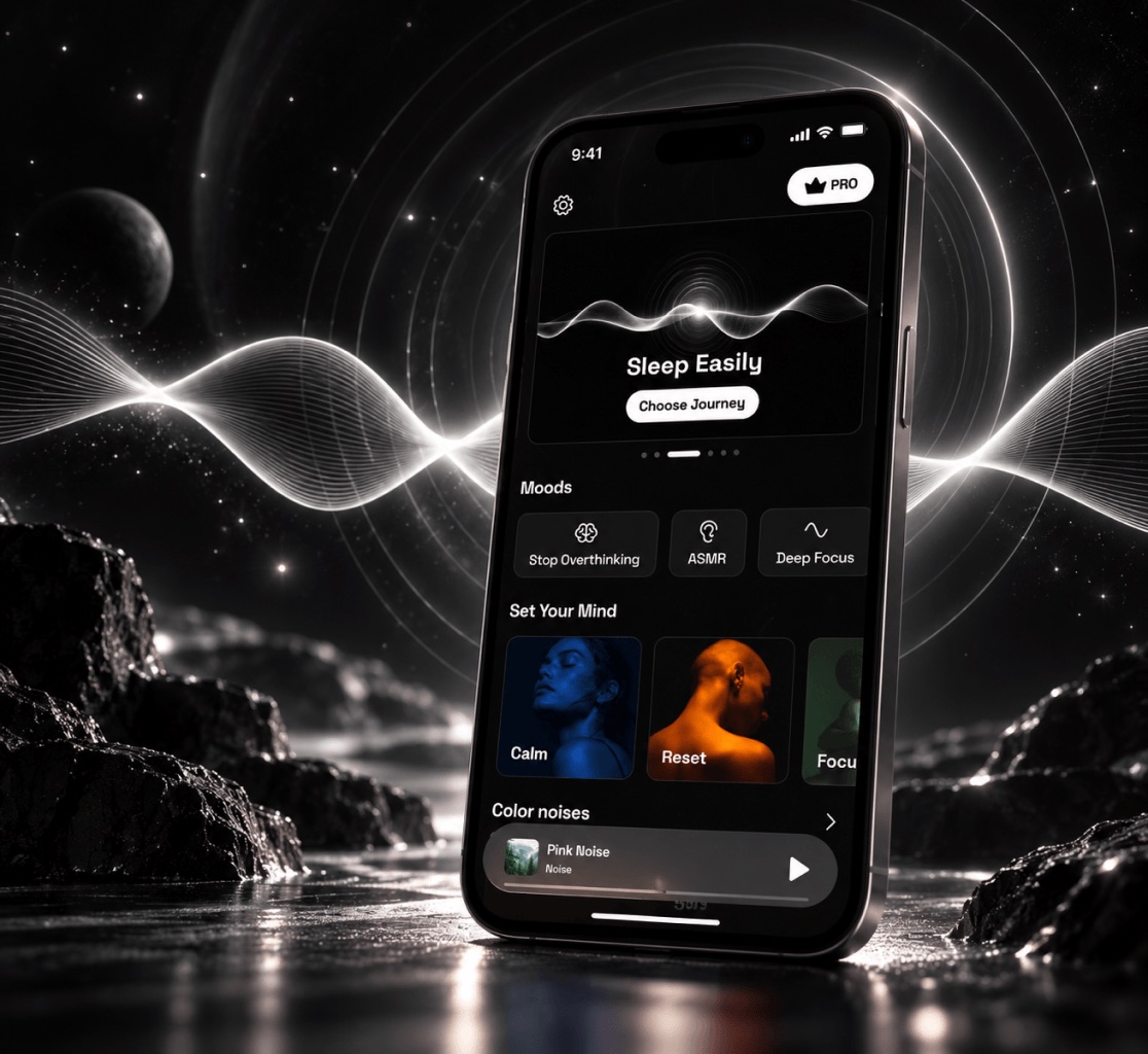 Theta: Binaural Sounds app preview