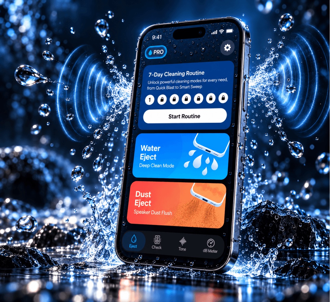 Water Eject, Speaker Cleaner app preview